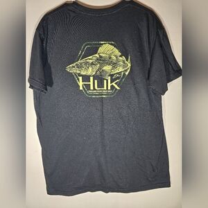 Huk Men's Black Graphic T-Shirt